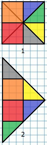 Математика четвертого класса страница 89. Математика 4 класс 1 часть страница 89 номер 425. Начерти такие фигуры большой треугольник. Раздели фигуру на 4 треугольника. Начерти такие фигуры большой треугольник составлен из частей.