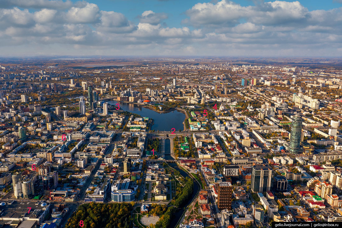 места для посещения в Екатеринбурге